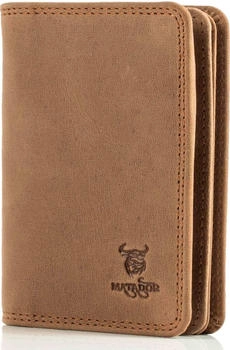 Matador Leder Kartenetui RFID A7 (1010) light brown