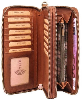 Benthill Ladies Wallet XXL 20 x 10,5 x 3,5 cm brown