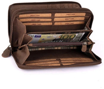 Benthill Ladies Wallet 20 x 11 x 3 cm dark brown