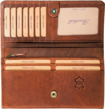 Benthill Ladies Wallet 19,5 x 10,5 x 2 cm brown