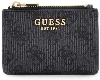 Guess Laurel II SLG Card Case (SWSG7459505) coal logo