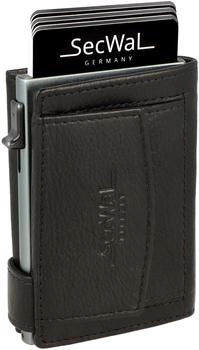 SecWal Slim Wallet with Coin Pocket (AMSW2) black