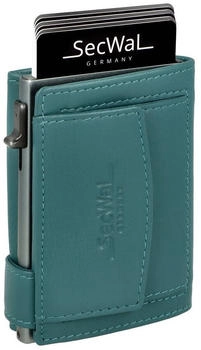 SecWal Slim Wallet with Coin Pocket (AMSW2) turquoise
