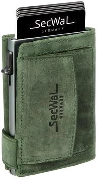 SecWal Slim Wallet with Coin Pocket (AMSW2) hunter green