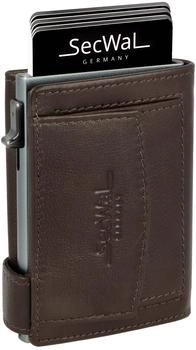 SecWal Slim Wallet with Coin Pocket (AMSW2) brown