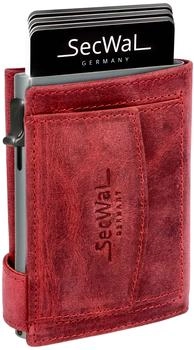 SecWal Slim Wallet with Coin Pocket (AMSW2) hunter red