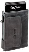 SecWal Kartenetui mit M&uuml;nzfach Druckknopf inkl. Geschenkbox - Made in Germany -