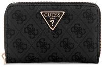 Guess Rei&szlig;verschlussb&ouml;rse Damen Laurel II SLG Medium Zip Around (SWSG) coal...