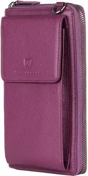 Von Heesen Geldb&ouml;rse mit Handyfach & 18 Kartenf&auml;chern pink