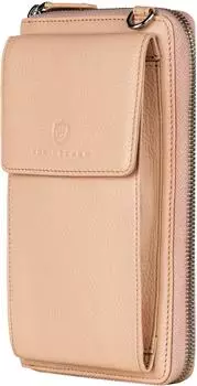 Von Heesen Geldb&ouml;rse mit Handyfach & 18 Kartenf&auml;chern rose