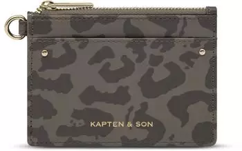 Kapten & Son Card Holder leo dark brown