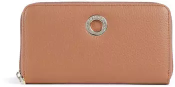 Mandarina Duck Mellow Leather Zip Around Wallet L (P10FZP61) pecan nut