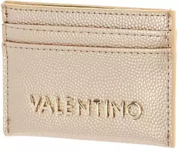 Valentino Bags Divina Credit Card Case (VPS1R421G) oro
