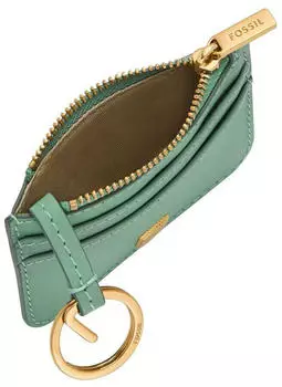 Fossil Lennox Zip Card Case (SL10078) mist