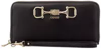 GUESS SWVG9910146 JANIE SLG LARGE ZIP AROUND black - Schwarz