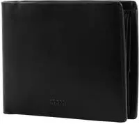 Joop! Cerratano Ninos Geldb&ouml;rse RFID Schutz Leder 12 cm schwarz