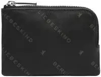 Kleine Geldb&ouml;rse aus Leder mit Monogramm
