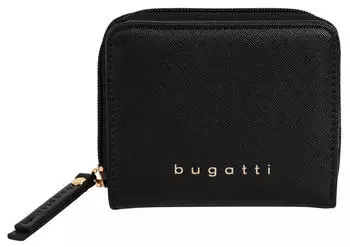 Bugatti Ella Zip Around Wallet (496632S) black saffiano