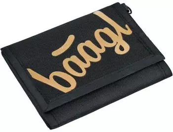 Baagl Geldb&ouml;rse Logo Gold
