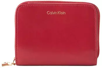 Calvin Klein Flap Zip Around Wallet (LV04F1-075G) bordeaux wine