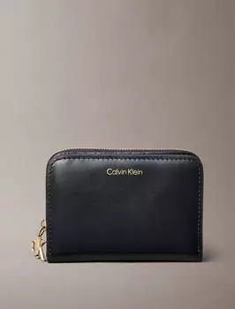 Calvin Klein Flap Zip Around Wallet (LV04F1-075G) black