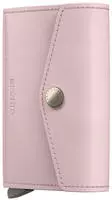 Secrid Enveloppe Geldb&ouml;rse RFID Schutz Leder 10 cm rosa