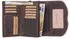 Benthill Ladies Leather Wallet RFID 16 x 9,5 x 3 cm dark brown