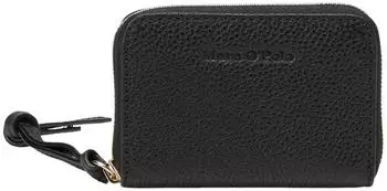 Marc O'Polo Melissa Zip Wallet XS Leder schwarz RFID-Blocker (409 19905001 138 990)