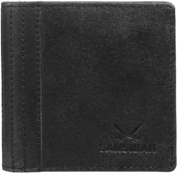 Sansibar Portemonnaie Damen, schwarz, Leder (37704050-0)