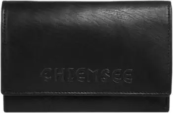 Chiemsee Portemonnaie Damen, Leder, schwarz