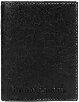 Bruno Banani Geldb&ouml;rse Echtleder, schwarz (022122)
