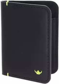 Golden Head Neon RFID Protect Kartenetui, Leder, schwarz/neongelb (GH.NN1-4456v0.100-000)