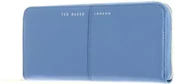 Ted Baker Aminne große Rundum-Reißverschluss-Geldbörse, Leder, blau (S284104-BLUE)