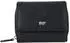 Braun Büffel ASTI RV-Geldbörse Leder schwarz, 6 Kartenfächer, Damen (50446-10)