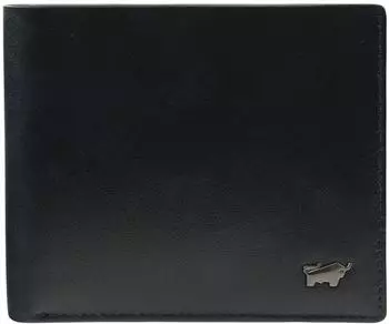 Braun B&uuml;ffel ELIAS Mini-Geldb&ouml;rse RFID-Schutz 4 Kartenf&auml;cher Leder schwarz