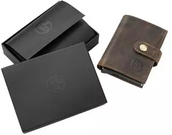 FC Schalke 04 Lederbörse Flip-Card in Geschenkbox