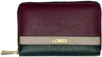 L.Credi Saina Zip Around Wallet L, Cherry Shade mix (1006655 445)