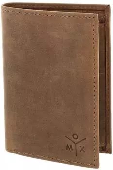 Oxmox Kombibörse Ox 2.0 Embossed Leder RFID Protect vintage hellbraun (OX.BL1-0000v0.026-E01-444)
