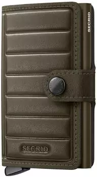 Secrid Premium Miniwallet+ Emboss Lines cedar