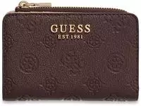 Guess Geldb&ouml;rse SLG Zip Around Card Case braun