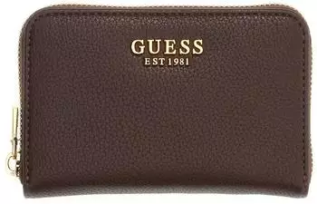 Guess Melody Logo SLG Zip Around Wallet M, braun, Damen