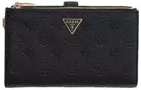 Guess Geldb&ouml;rse SLG Double Zip Organizer schwarz