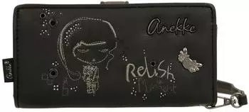 Anekke Iron RFID Wallet Geldb&ouml;rse, multicolor schwarz/grau (43759-901)