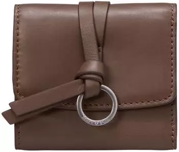 Marc O'Polo Lunya Leather Combi Wallet, faded brown