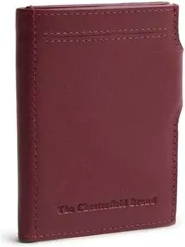 The Chesterfield Brand Ebro Kreditkartenetui Leder, rot, RFID-Schutz (C08.064104)