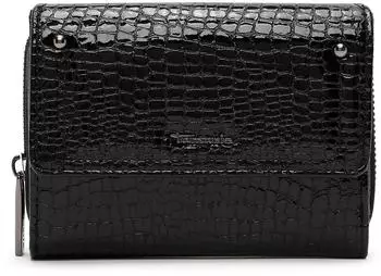 Tamaris TAS Marina Snake Geldb&ouml;rse, schwarz, Damen (34985)