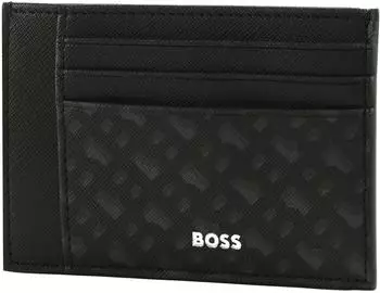Hugo Boss Zair MN Big Card Case, Leder, schwarz