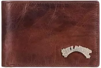 Billabong Arch Leather Dreifach-Portemonnaie, braun, Unisex