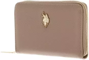 U.S. Polo Assn. Jones Zip Wallet M, Damen, beige (WEUJE8659WVP502)