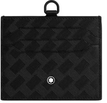 Montblanc Extreme 3.0 Kreditkartenetui 6cc, Leder, schwarz (MB129979)
